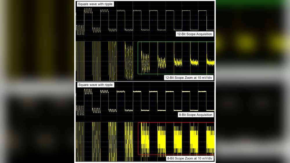 8 Bit Vs 12 Bit Oscilloscope